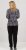 Scandinavian Caramel Tiny Flower Petals Blouse Light Blue - T-shirts imprimés pour femme - 