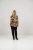 Scandinavian Caramel Flower Petals Tunic Orange and Brown - T-shirts imprimés pour femme - 