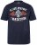 JP1880 T-Shirt Short Sleeve Chest Print Navy - T-shirts - T-shirts Homme Grande Taille