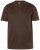 JP1880 Henley Basic T-Shirt with Buttons Brown - T-shirts - T-shirts Homme Grande Taille