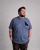 Motley Denim Milan T-shirt Indigo clair - T-shirts - T-shirts Homme Grande Taille