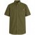 Motley Denim Zagreb Chemise manches courtes Kaki foncé - Chemises - Chemises Grandes Tailles Hommes
