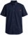 Motley Denim Zagreb Chemise manches courtes Bleu marine - Chemises - Chemises Grandes Tailles Hommes