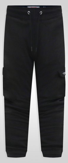 D555 Dexter 1 Cargo Jogger With Bear Embroidery TALL Noir - TALL pantalons de survêtement - Pantalons de survêtement TALL