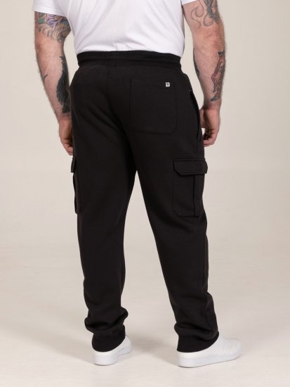D555 Dexter 1 Cargo Jogger With Bear Embroidery TALL Noir - TALL pantalons de survêtement - Pantalons de survêtement TALL