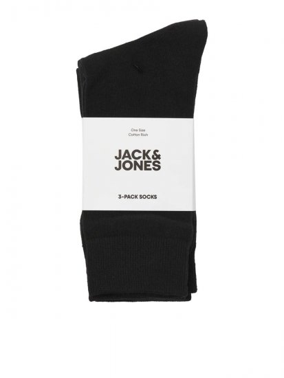 Jack & Jones Rafael Chaussettes Noir lot de 3 - Sous-vêtements & bain - Sous-vêtements Grande Taille