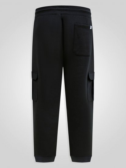 D555 Dexter 1 Cargo Jogger With Bear Embroidery TALL Noir - TALL pantalons de survêtement - Pantalons de survêtement TALL