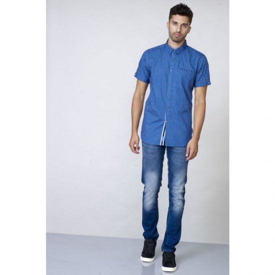 D555 Bobby Short Sleeve Shirt - Chemises - Chemises Grandes Tailles Hommes