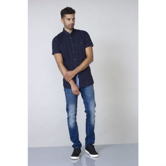 D555 Kurt Printed Short Sleeve Shirt - Chemises - Chemises Grandes Tailles Hommes