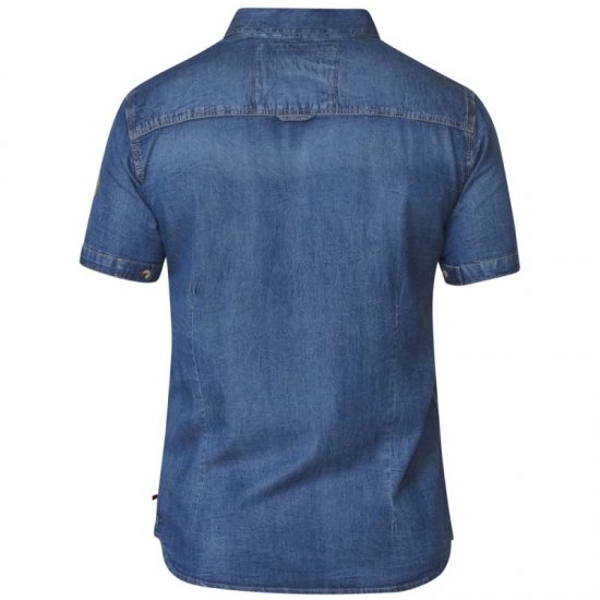 D555 Mike Denim Shirt - Chemises - Chemises Grandes Tailles Hommes