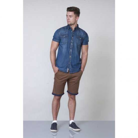 D555 Mike Denim Shirt - Chemises - Chemises Grandes Tailles Hommes