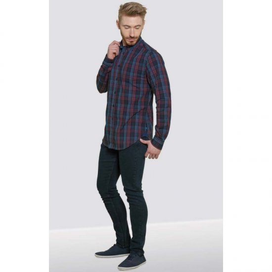 D555 Enderby Long Sleeve Shirt - Chemises - Chemises Grandes Tailles Hommes