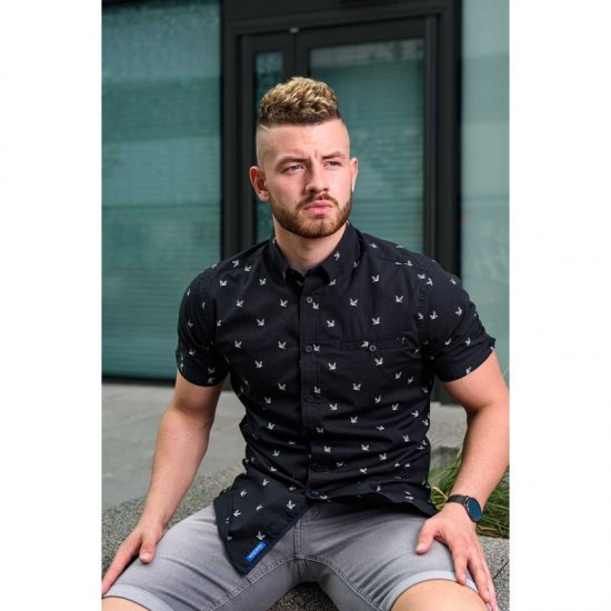 D555 Marley Shirt Black - Chemises - Chemises Grandes Tailles Hommes