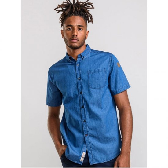 D555 Arnold Denim Shirt - Chemises - Chemises Grandes Tailles Hommes