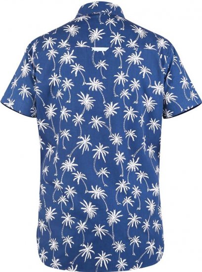 D555 BURLEY Palm Tree Print Shirt - Chemises - Chemises Grandes Tailles Hommes