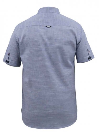 D555 Hadley S/S Micro Dog Tooth Check Shirt - Chemises - Chemises Grandes Tailles Hommes