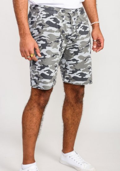 D555 Carlton Elasticated Waist Jersey Camo Shorts - Pantalons/shorts de survêtement - Survêtement/jogging grandes tailles