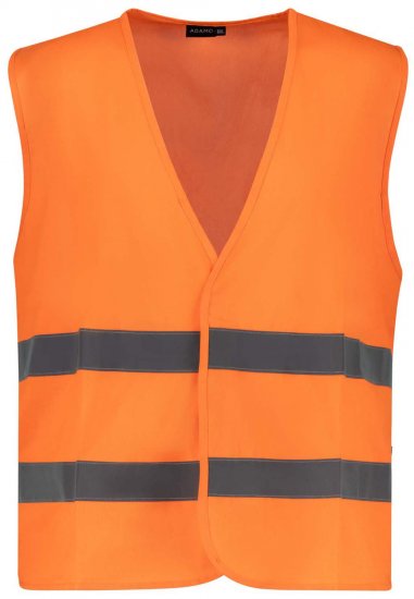 Adamo 109140 Gilet Haute Visibilité Orange - Vêtements de travail - Vêtements de travail grandes tailles