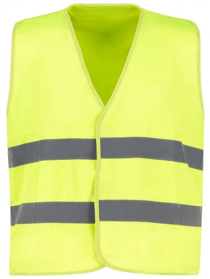 Adamo 109140 Gilet Haute Visibilité Jaune - Vêtements de travail - Vêtements de travail grandes tailles