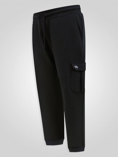 D555 Dexter 1 Cargo Jogger With Bear Embroidery Noir - Pantalons/shorts de survêtement - Survêtement/jogging grandes tailles