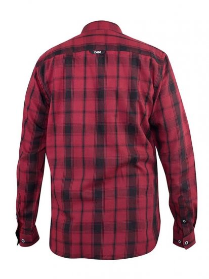 D555 Benalla Check Long Sleeve Button Down Shirt - Chemises - Chemises Grandes Tailles Hommes