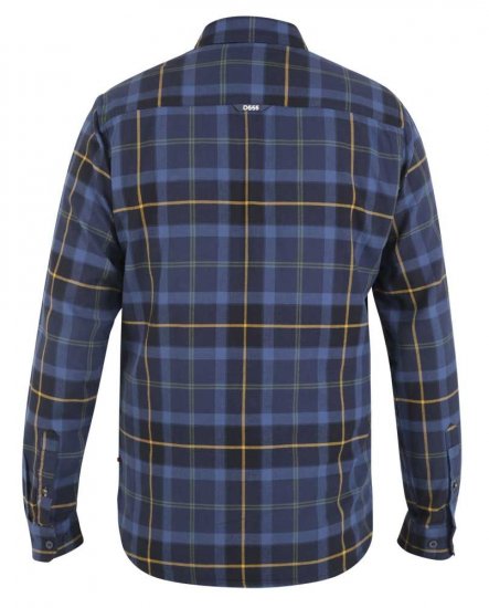 D555 Helston LS Flannel Shirt - Chemises - Chemises Grandes Tailles Hommes