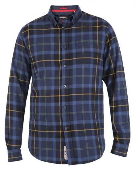 D555 Helston LS Flannel Shirt - Chemises - Chemises Grandes Tailles Hommes