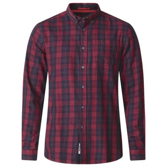 D555 Theo Long Sleeve Check Shirt - Chemises - Chemises Grandes Tailles Hommes