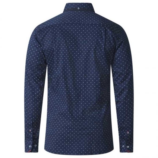 D555 Rashard Long Sleeve Printed Shirt - Chemises - Chemises Grandes Tailles Hommes