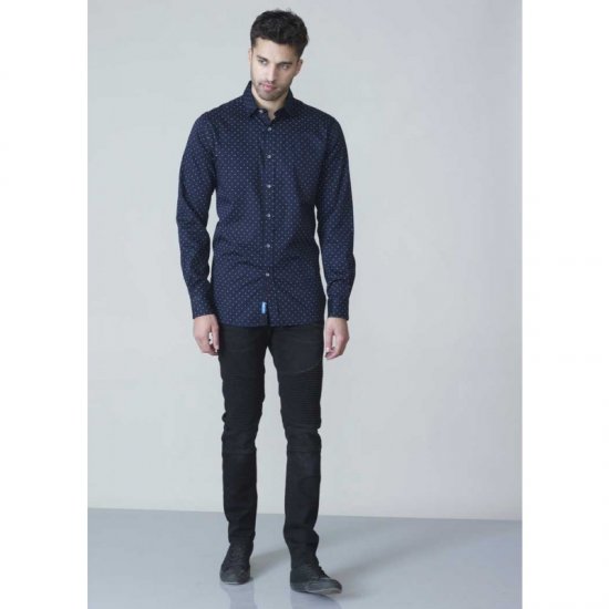 D555 Rashard Long Sleeve Printed Shirt - Chemises - Chemises Grandes Tailles Hommes
