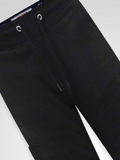 D555 Dexter 1 Cargo Jogger With Bear Embroidery Noir - Pantalons/shorts de survêtement - Survêtement/jogging grandes tailles
