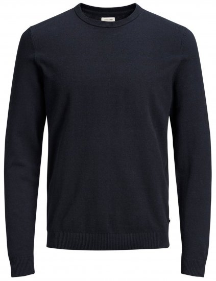 Jack & Jones Crew neck Knitted Sweater Navy - Sweatshirts & hoodies - Sweatshirts/Hoodies grande taille homme