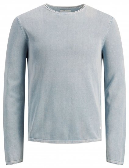 Jack & Jones JJELEO Knit Faded Denim - Sweatshirts & hoodies - Sweatshirts/Hoodies grande taille homme