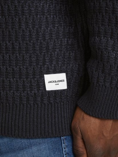 Jack & Jones JCOBRANDON Knit Black - Sweatshirts & hoodies - Sweatshirts/Hoodies grande taille homme