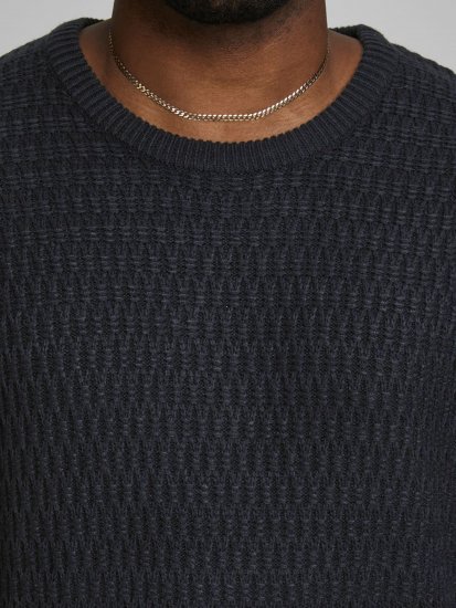 Jack & Jones JCOBRANDON Knit Black - Sweatshirts & hoodies - Sweatshirts/Hoodies grande taille homme