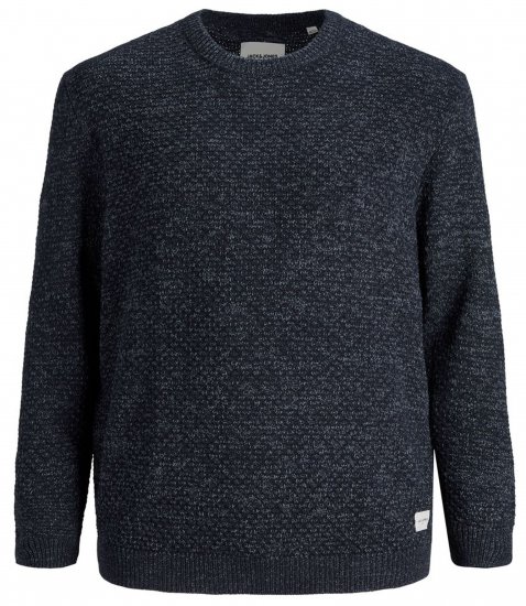 Jack & Jones JCOBRANDON Knit Navy Blazer - Sweatshirts & hoodies - Sweatshirts/Hoodies grande taille homme