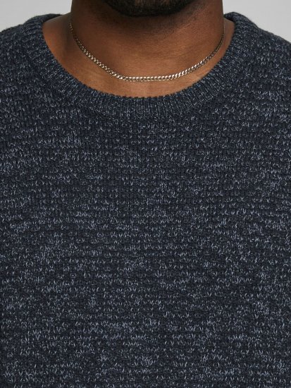 Jack & Jones JCOBRANDON Knit Navy Blazer - Sweatshirts & hoodies - Sweatshirts/Hoodies grande taille homme