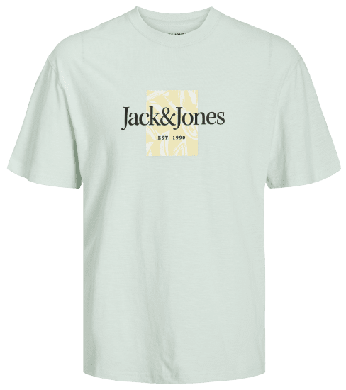 Jack & Jones JORLAFAYETTE BRANDING T-Shirt Skylight - T-shirts - T-shirts Homme Grande Taille