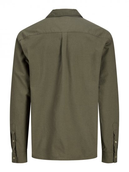 Jack & Jones Tristan Overshirt kaki - Chemises - Chemises Grandes Tailles Hommes