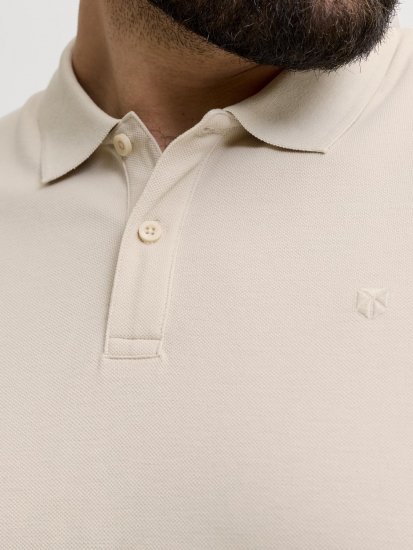 Jack & Jones Weston Polo Beige Clair - Polos - Polos homme grande taille