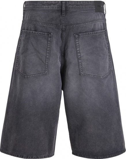 Jack & Jones Stowen Bronx Long Shorts Black - Shorts - Shorts hommes grande taille