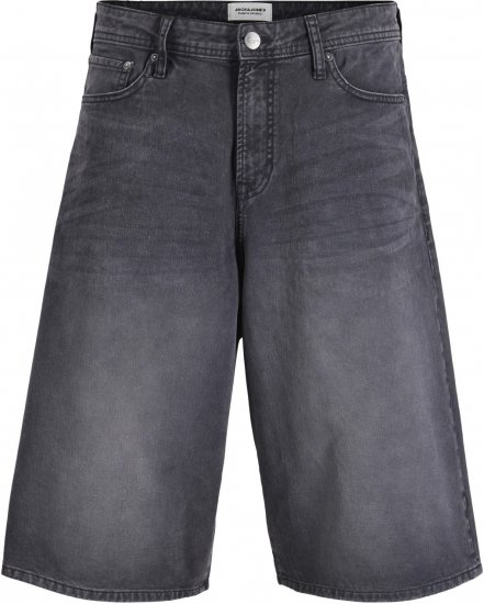 Jack & Jones Stowen Bronx Long Shorts Black - Shorts - Shorts hommes grande taille