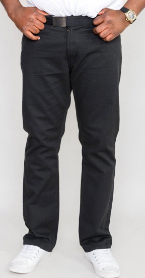 Duke Mario Bedford cord-pants Black TALL SIZES - VÊTEMENTS HOMME MT-6XLT - Vêtements Tall Homme