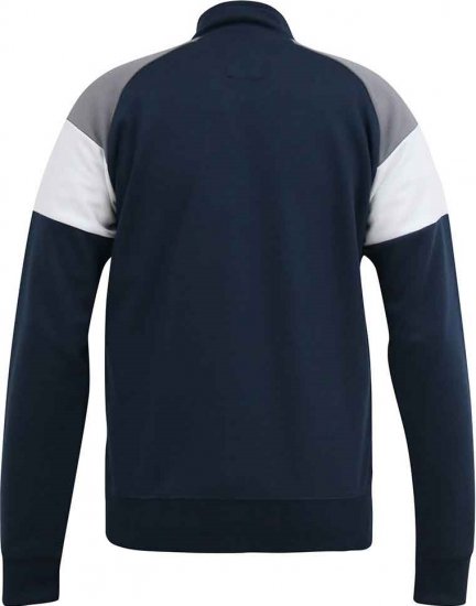 D555 JEFFREY Couture Zip Through Sweatshirt Navy - Sweatshirts & hoodies - Sweatshirts/Hoodies grande taille homme