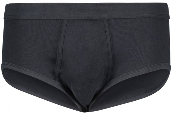 Adamo Royal Ribbed Briefs Black - Sous-vêtements & bain - Sous-vêtements Grande Taille