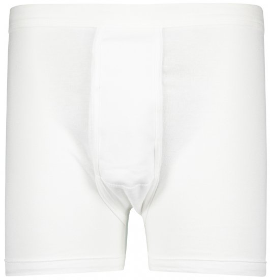 Adamo Royal Fine Ribbed Boxer shorts White - Sous-vêtements & bain - Sous-vêtements Grande Taille