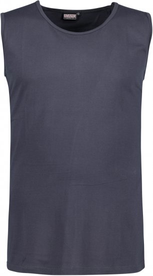 Adamo Rod Comfort Fit Tank Top Charcoal - T-shirts - T-shirts Homme Grande Taille