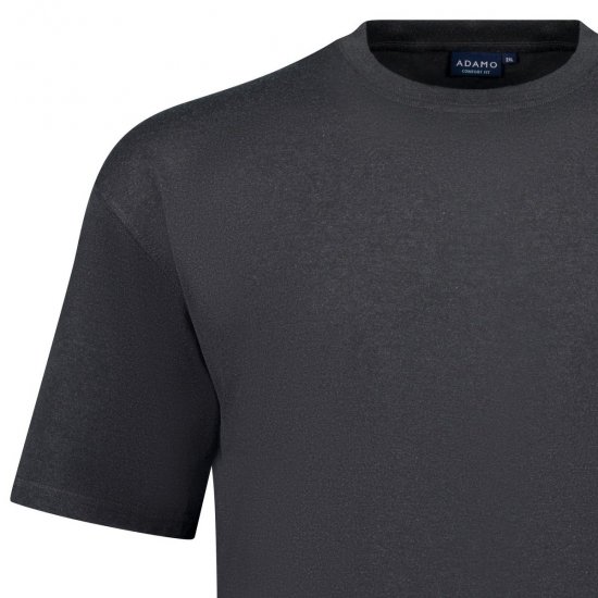 Adamo 129420 T-shirt lot de 2 Gris foncé chiné - T-shirts - T-shirts Homme Grande Taille