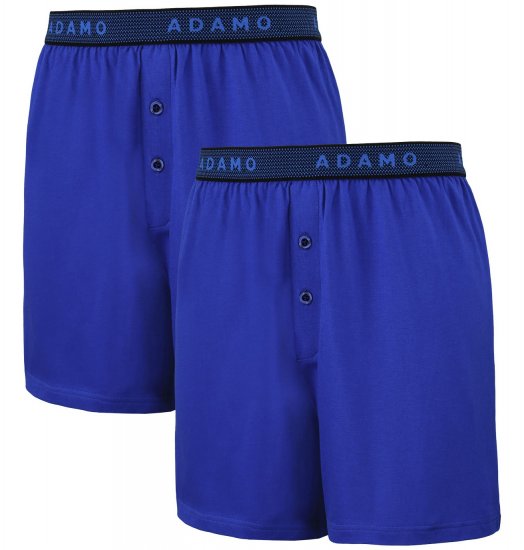 Adamo Jonas Boxershorts Royal Blue 2-pack - Sous-vêtements & bain - Sous-vêtements Grande Taille