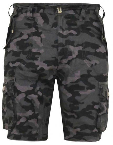 D555 ZAVIER Camo Cotton Cargo Shorts - Shorts - Shorts hommes grande taille